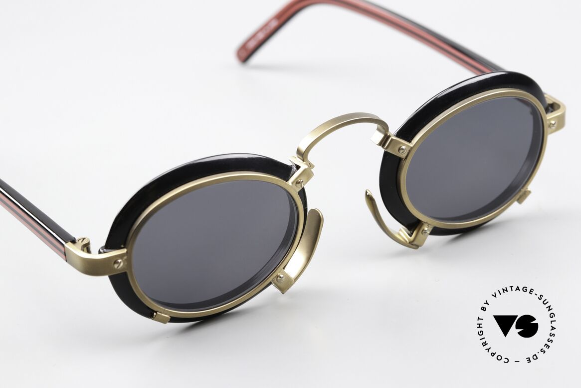 Jean Paul Gaultier 58-1273 Miles Davis 80er Sonnenbrille, Sonnenbrillen-Liebhaber Miles Davis trug dieses Modell, Passend für Herren und Damen