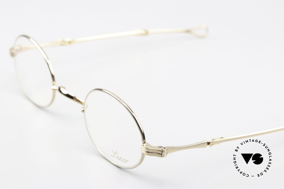Lunor I 10 Telescopic BC Bicolor Silber & Gold, nur die äußere Glaseinfassung ist platin-plattiert, Passend für Herren und Damen
