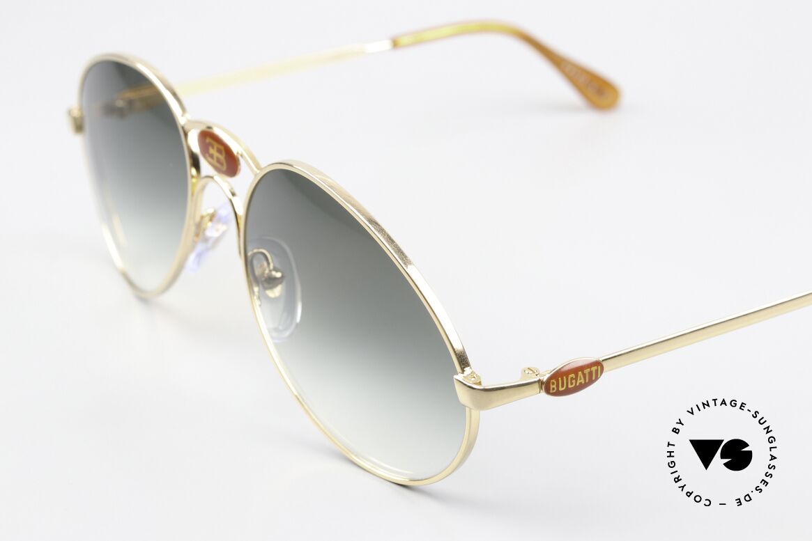 Bugatti 64905 Seltene Sammlersonnenbrille, ungetragenes Original der frühen 80er Jahre, Gr. 54mm, Passend für Herren
