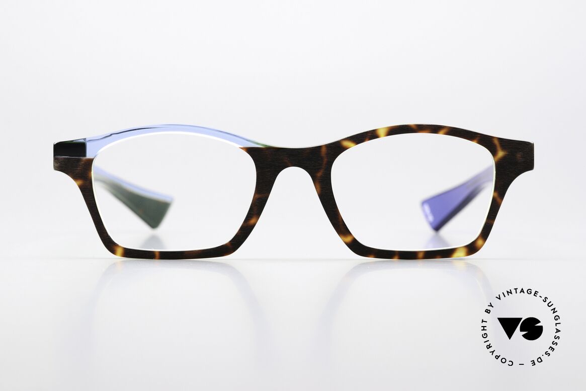 Piero Massaro 464 Sehr Interessantes Farbspiel, eine außergewöhnlich interessante Unisexbrille, Passend für Herren und Damen
