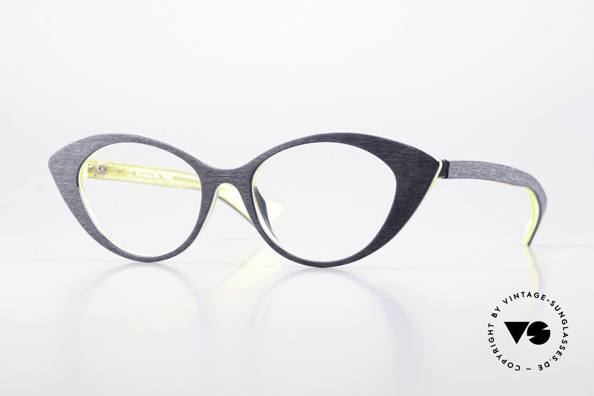 Piero Massaro 462 Designer Cateye Damenbrille, edle Piero Massaro Designer-Brille aus Sizilien, Passend für Damen