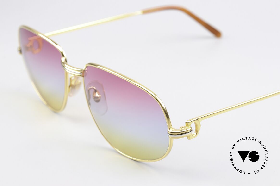 Cartier Romance LC - L 80er Brille Sunrise Gläser, ungetragen orig. Verpackung (selten in diesem Zustand), Passend für Herren und Damen