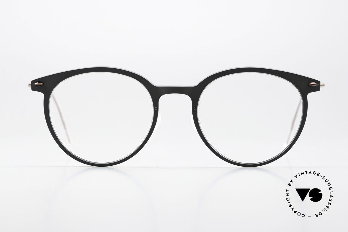 Lindberg 6537 NOW Fassung Mattgrau & Bronze, Modell 6537, Größe 47/19 in interessanter Kolorierung, Passend für Damen