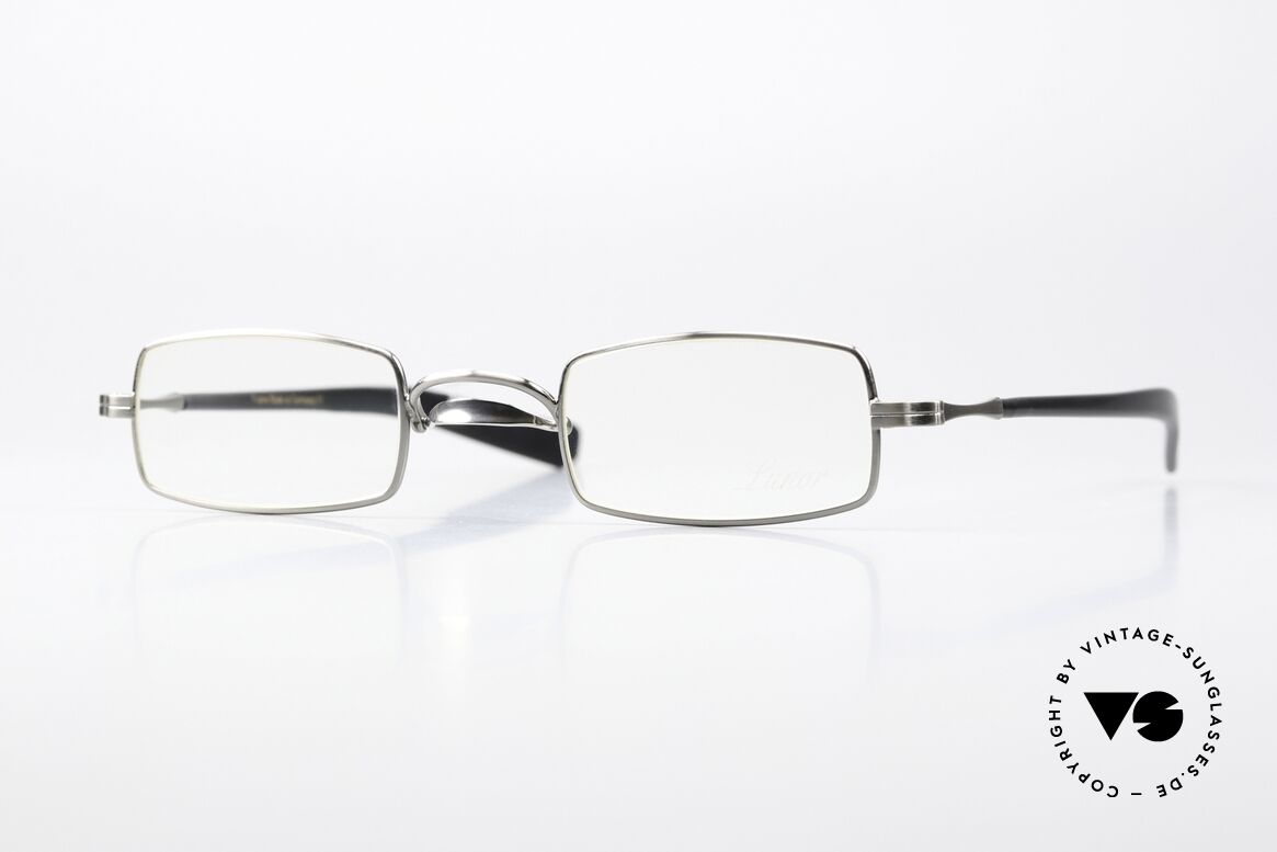 Lunor Swing A 37 Eckige Vintage Lesebrille AS, original LUNOR Swing A 37 eckige vintage Brille, Passend für Herren