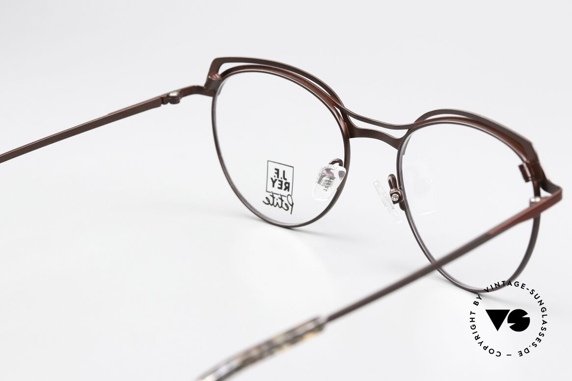 JF Rey PM081 Damenbrille Weinrot & Braun, natürlich ungetragen in Top-Qualität, made in France, Passend für Damen