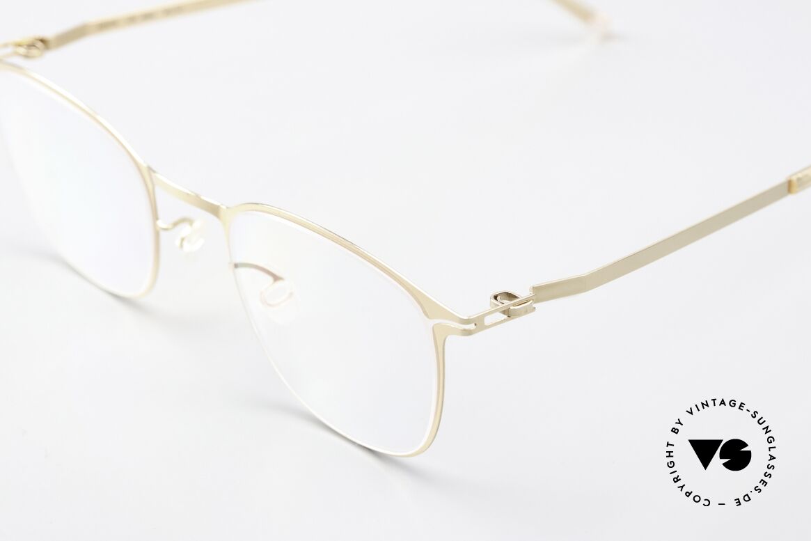 Mykita Ando Damenbrille Klassisch Gold, wohlbekannte Spitzenqualität; handmade in Germany, Passend für Damen