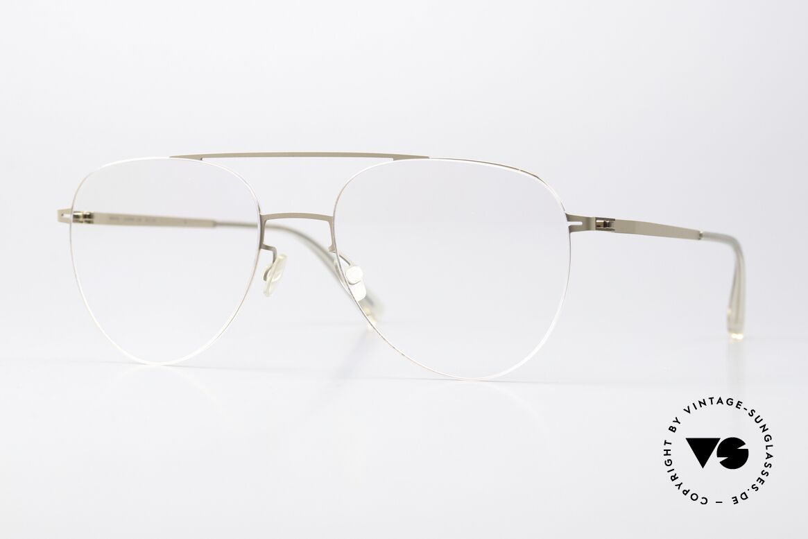Mykita Jun Large Aviator Lessrim Frame, Mykita Brille, Modell JUN in Größe 55-18, col 360, Passend für Herren und Damen