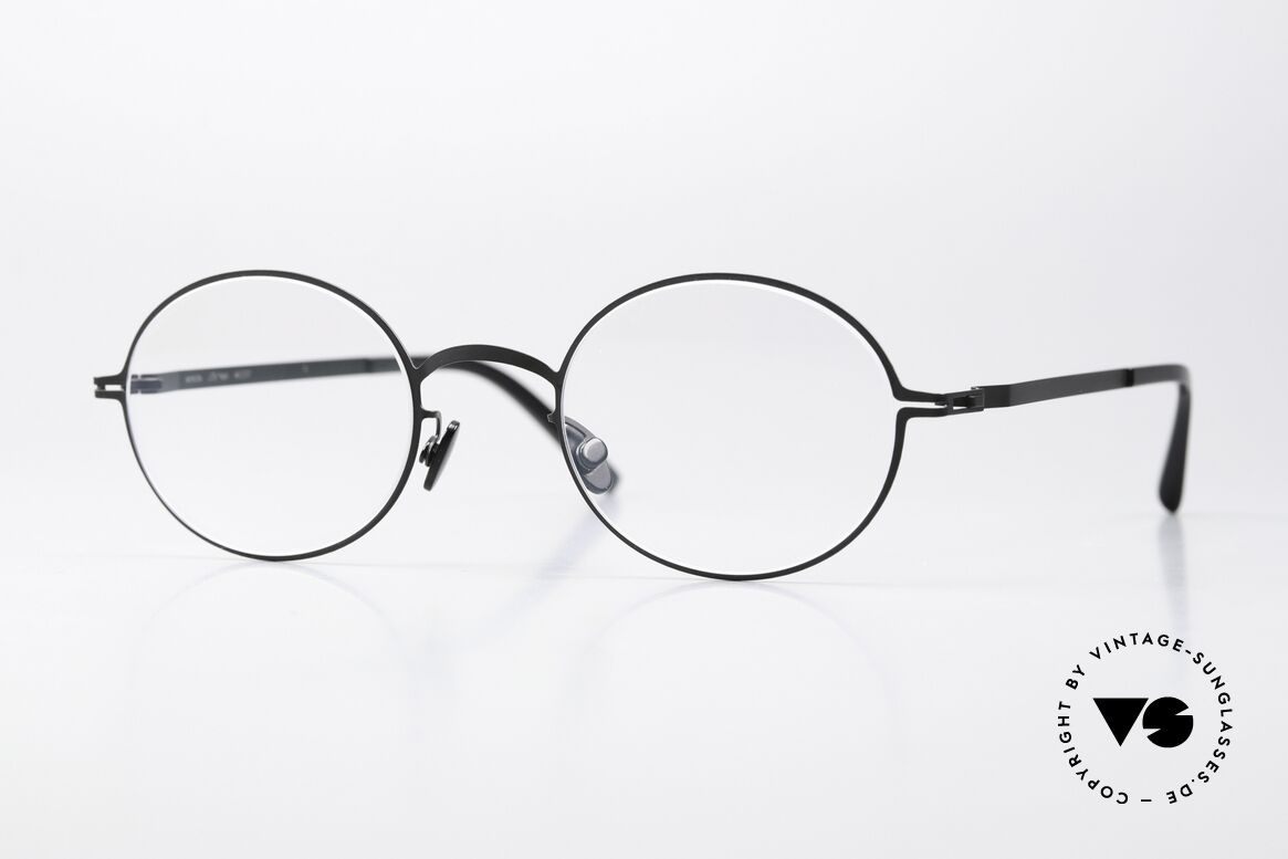 Mykita Nea Ovale Brille Damen Herren, Mykita Brille, Modell LITE Nea, Größe 46-21, col 002, Passend für Herren und Damen