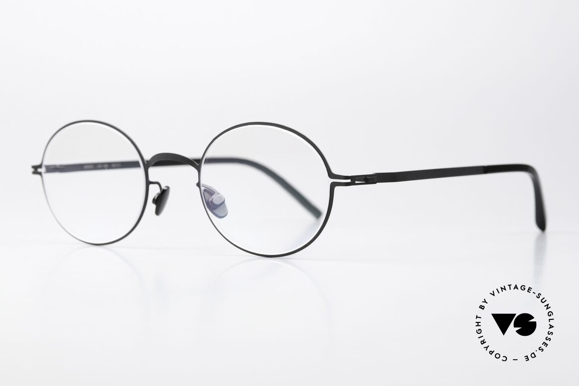 Mykita Nea Ovale Brille Damen Herren, color 002 = klassisch schwarz (passt zu jedem Outfit), Passend für Herren und Damen