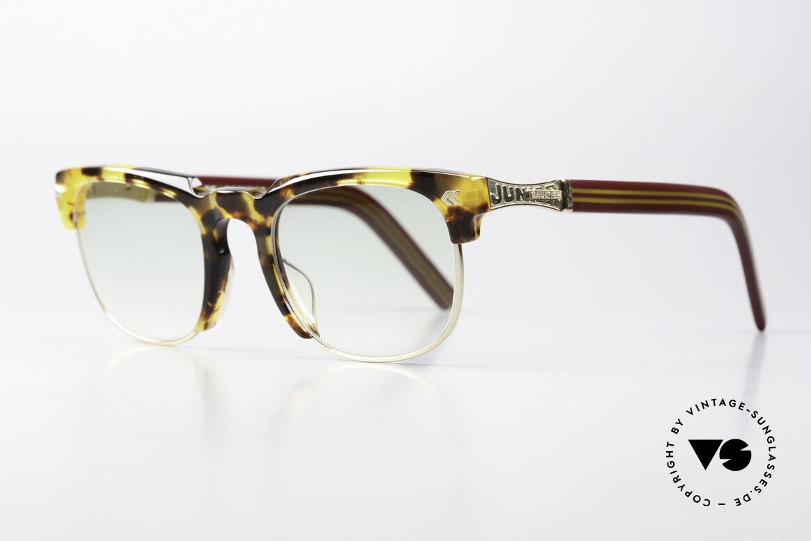 Jean Paul Gaultier 57-1271 Kombibrille Made in Japan, Kombination aus Azetat und Metall in TOP-Qualität, Passend für Herren und Damen