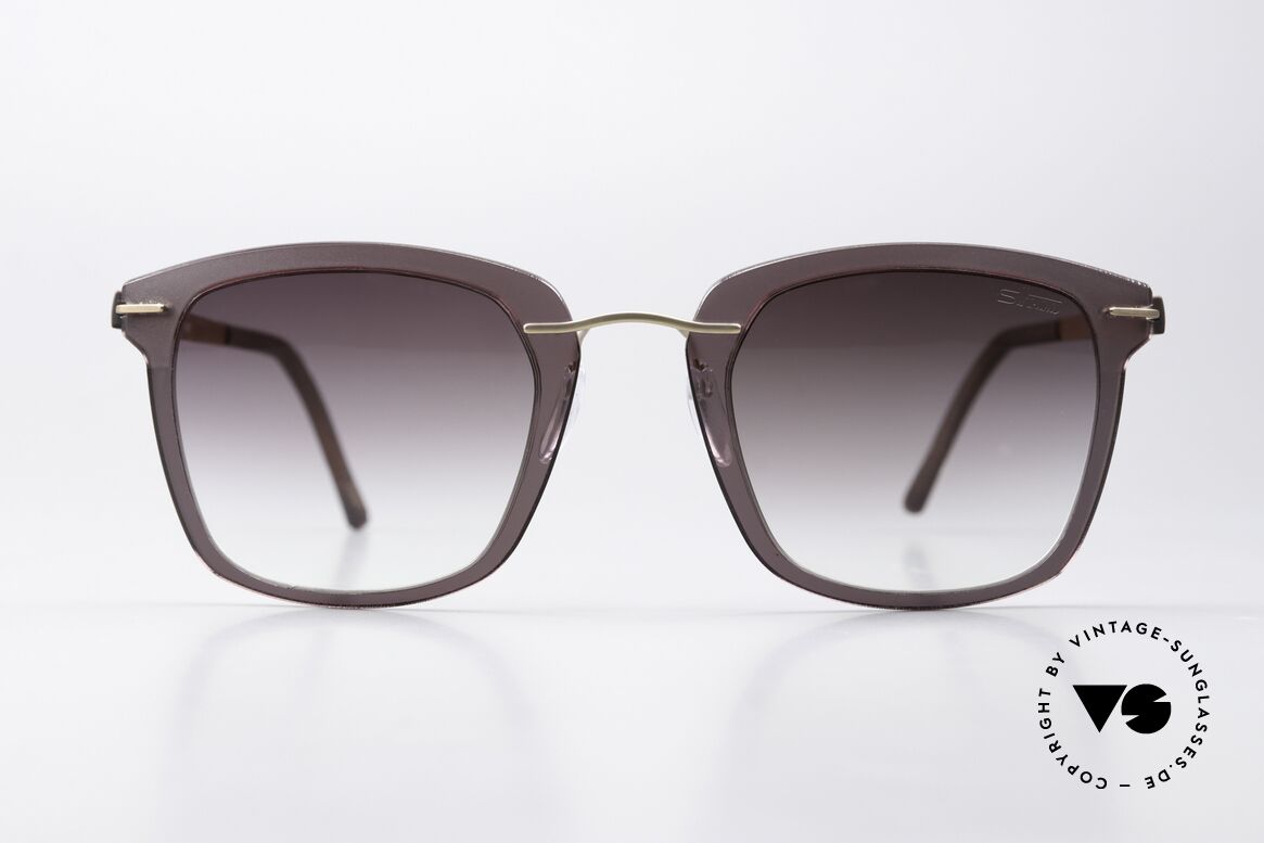 Silhouette 8700 Sehr Leichte Sonnenbrille, Infinity Kollektion mit braunen Verlaufsgläsern, Passend für Herren und Damen