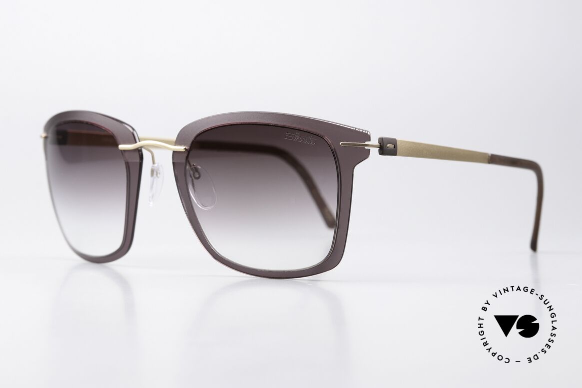 Silhouette 8700 Sehr Leichte Sonnenbrille, leichte, minimalistische Sonnenbrille (nur 16g), Passend für Herren und Damen