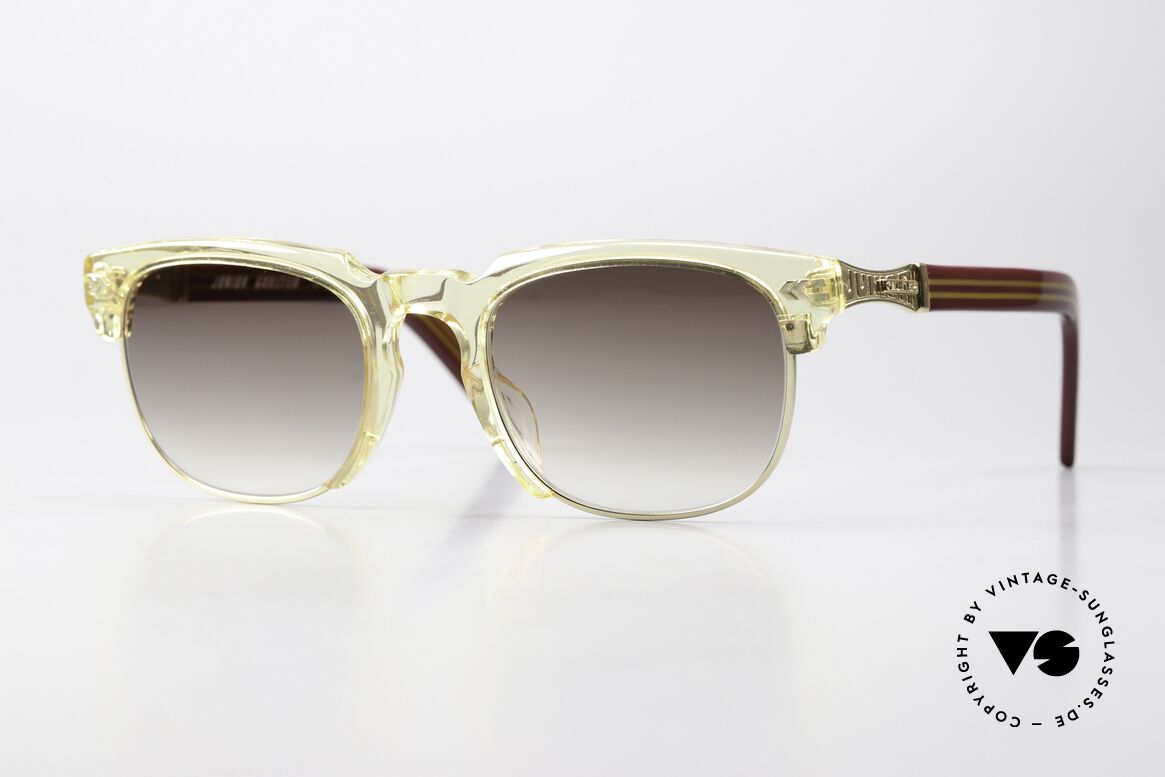 Jean Paul Gaultier 57-1271 1980er 90er Designerstück, rare Gaultier Brille der JUNIOR Gaultier Collection, Passend für Herren und Damen
