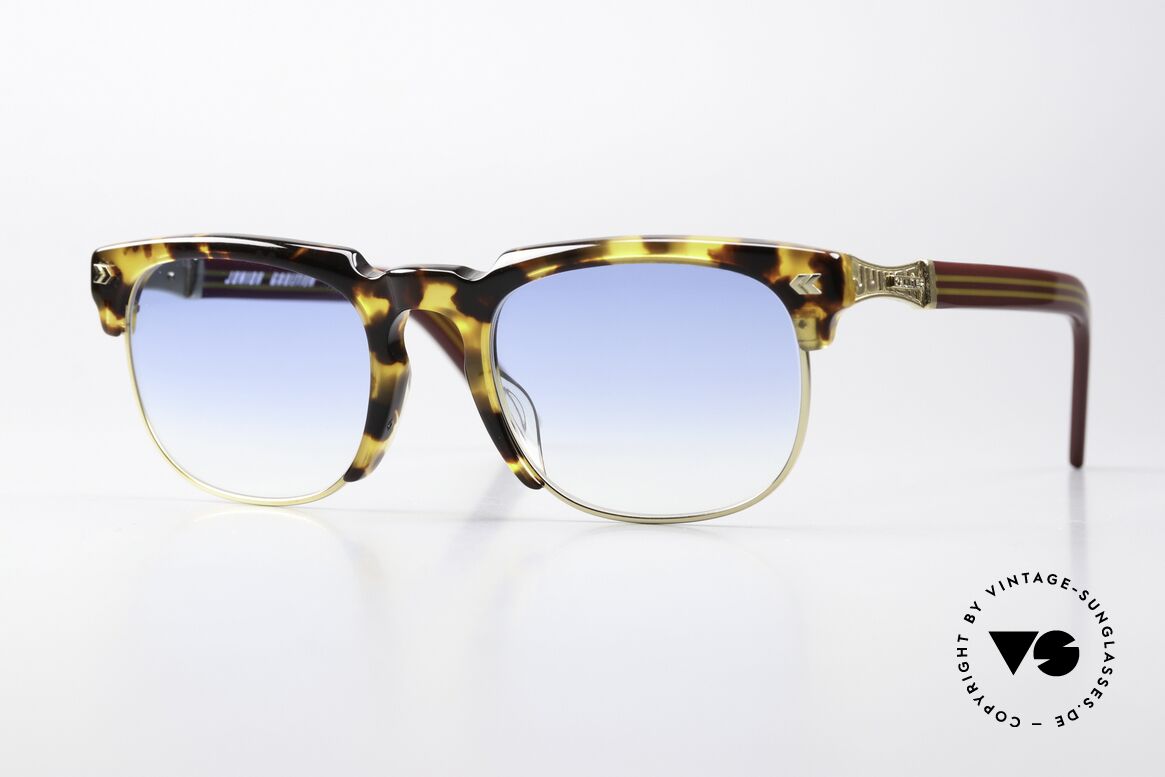 Jean Paul Gaultier 57-1271 Markteinführung 1987 1988, alte Gaultier Brille der JUNIOR Gaultier Collection, Passend für Herren und Damen