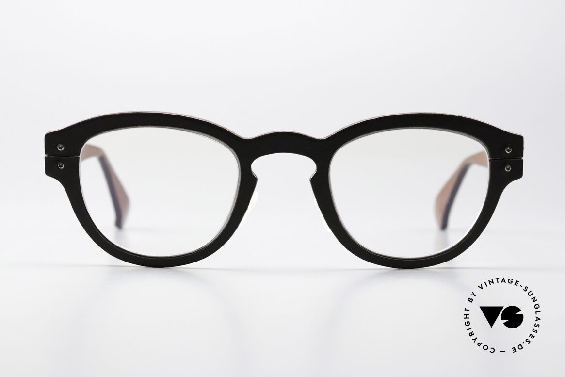 Lucas de Stael Minotaure M02 Lederbrille Panto Unisex, LUCAS de STAËL, Minotaure M02, Gr. 45/24, col 02, Passend für Herren und Damen