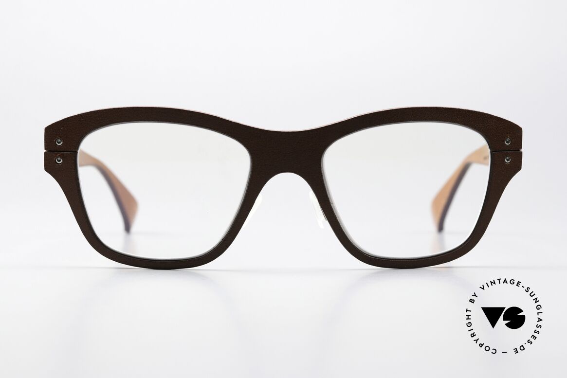 Lucas de Stael Minotaure M10 Damenbrille Mit Lederüberzug, LUCAS de STAËL, Minotaure M10, Gr. 49/20, col 03, Passend für Damen