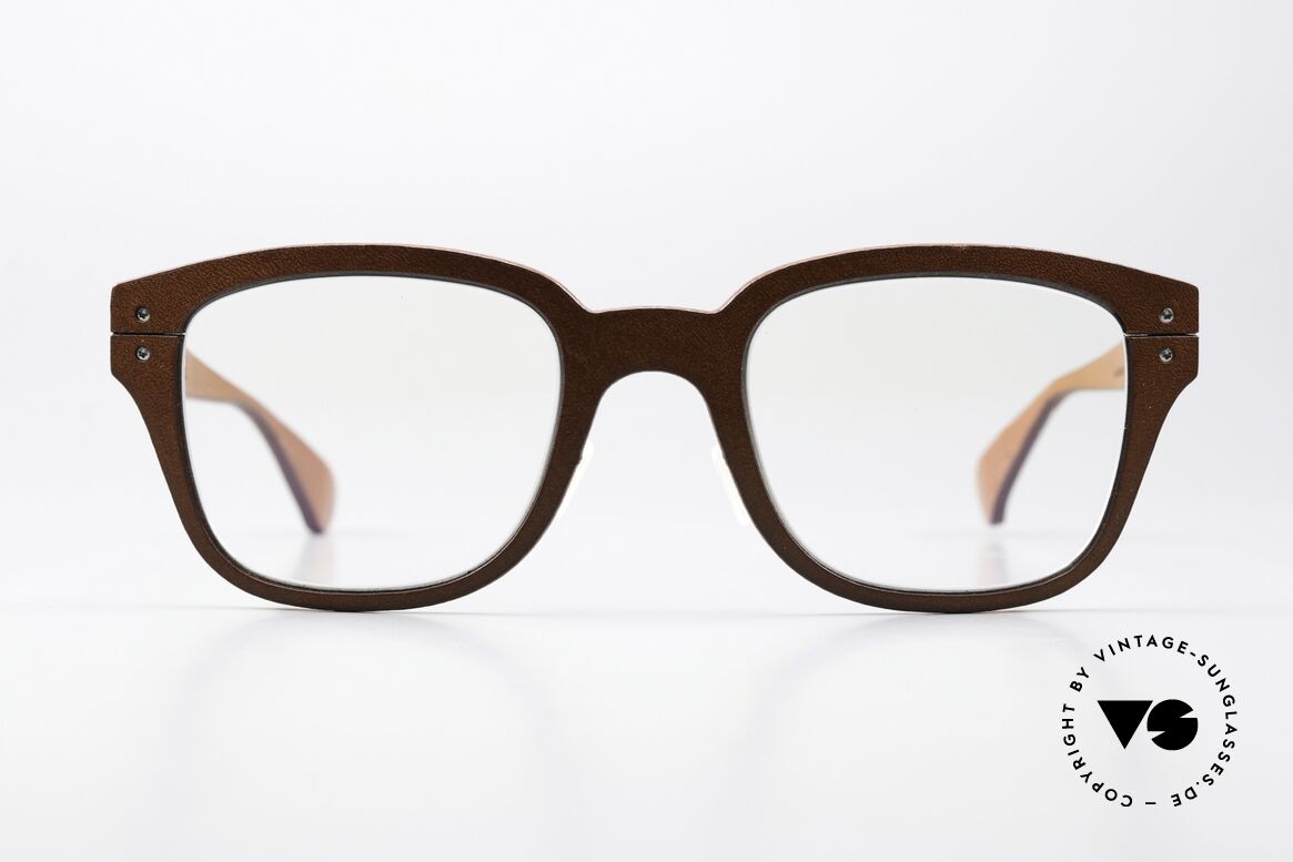 Lucas de Stael Minotaure M09 Unisex Brille Mit Lederüberzug, LUCAS de STAËL, Minotaure M09, Gr. 51/23, col 03, Passend für Herren und Damen