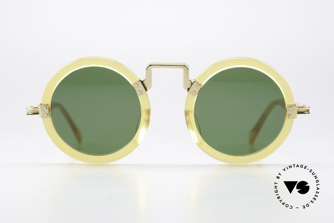 Jean Paul Gaultier 58-0275 Steampunk Sonnenbrille 80er, großartiges Modell aus der Junior Gaultier Collection, Passend für Herren und Damen