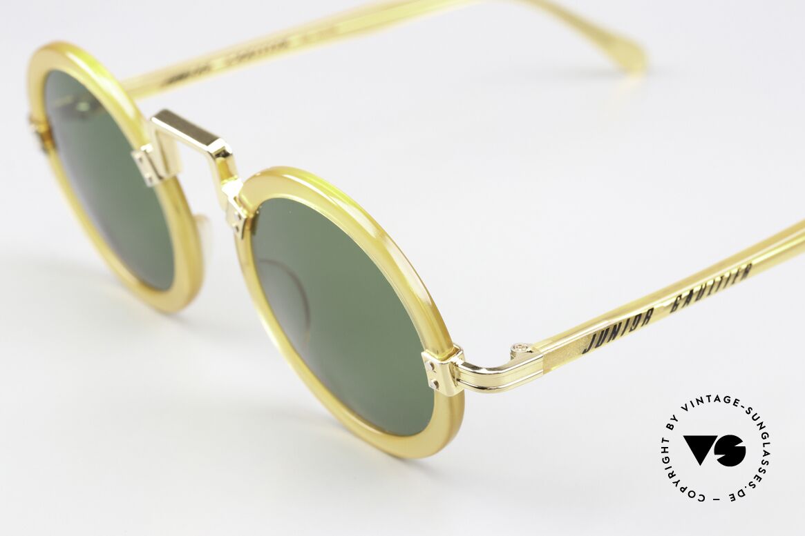 Jean Paul Gaultier 58-0275 Steampunk Sonnenbrille 80er, das Design war damals aber seiner Zeit deutlich voraus, Passend für Herren und Damen