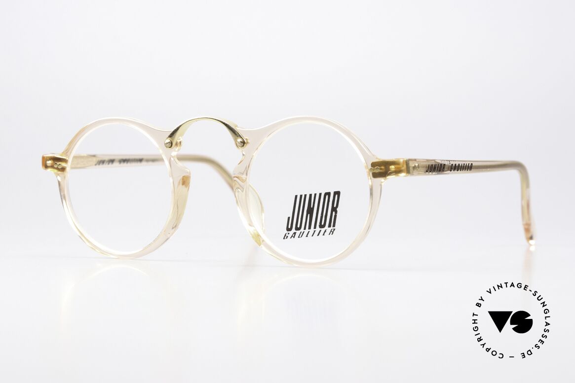 Jean Paul Gaultier 57-0271 Produziert Von 1987 Bis 1997, runde vintage Designerbrille von Jean Paul Gaultier, Passend für Herren und Damen