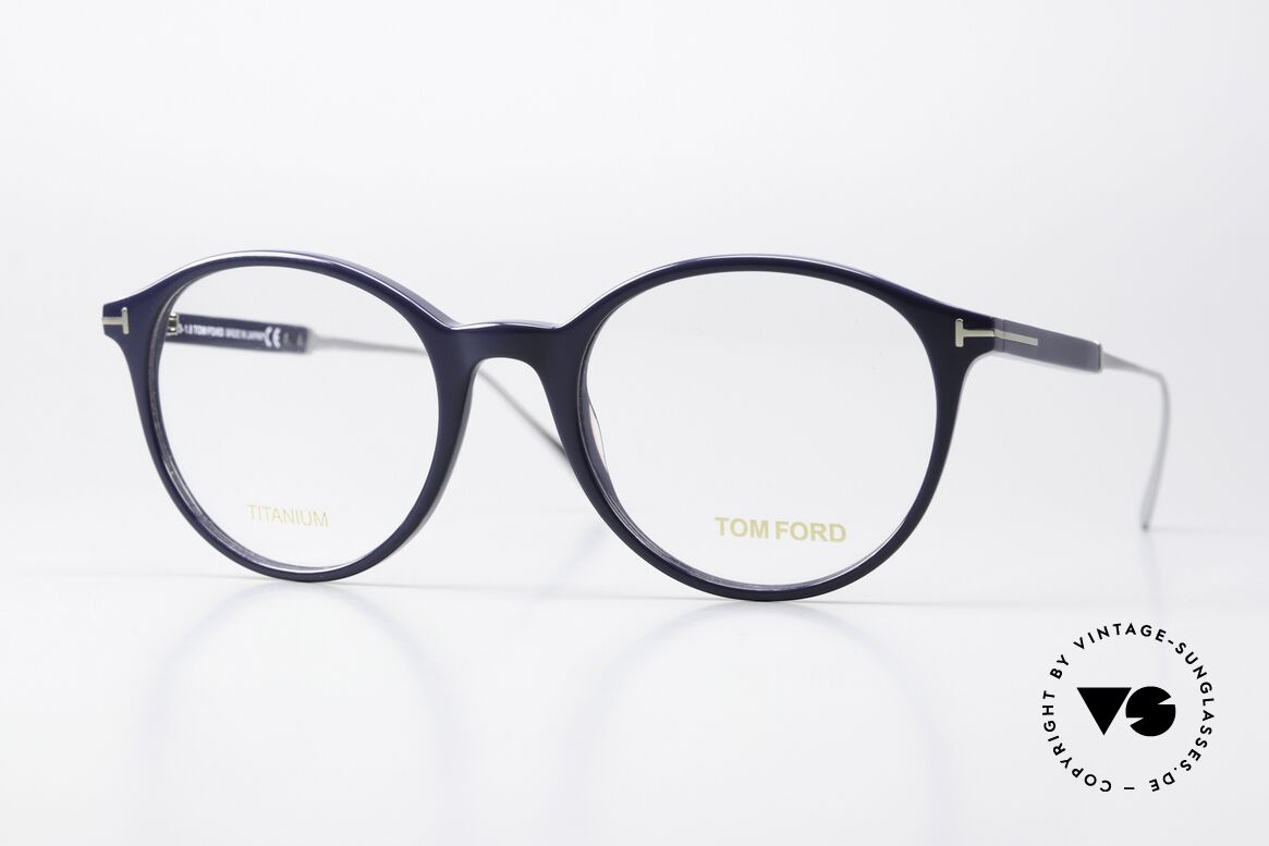 Tom Ford TF5485 Made in Japan Designerbrille, Tom Ford TF5485, 090, Titanium-Brille, Gr. 51-20, Passend für Damen
