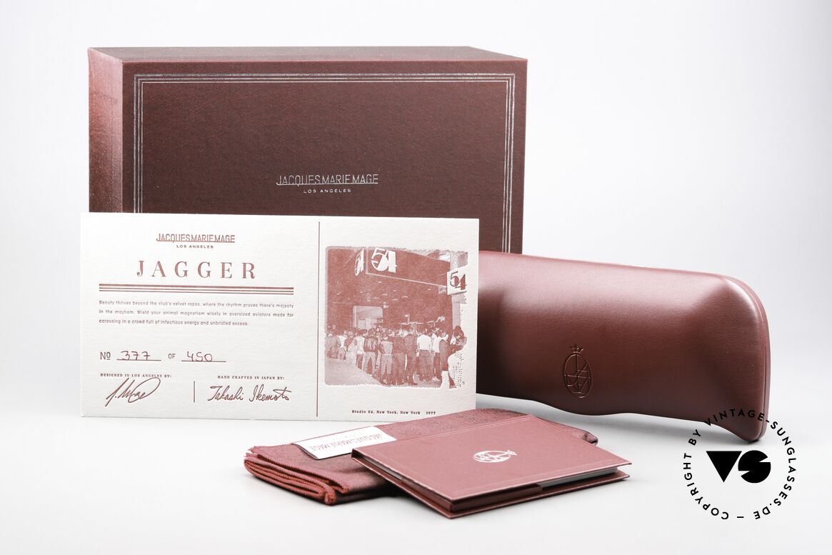 Jacques Marie Mage Jagger Sonnenbrille Zum Feiern, Größe: large, Passend für Herren