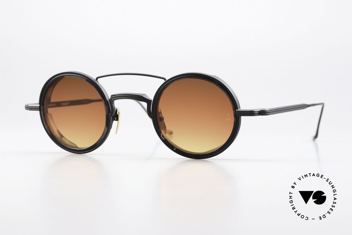 Jacques Marie Mage Ringo 2 Fab Four Inspirierte Brille, runde Jacques Marie Mage Sonnenbrille, RINGO 2, Passend für Herren und Damen