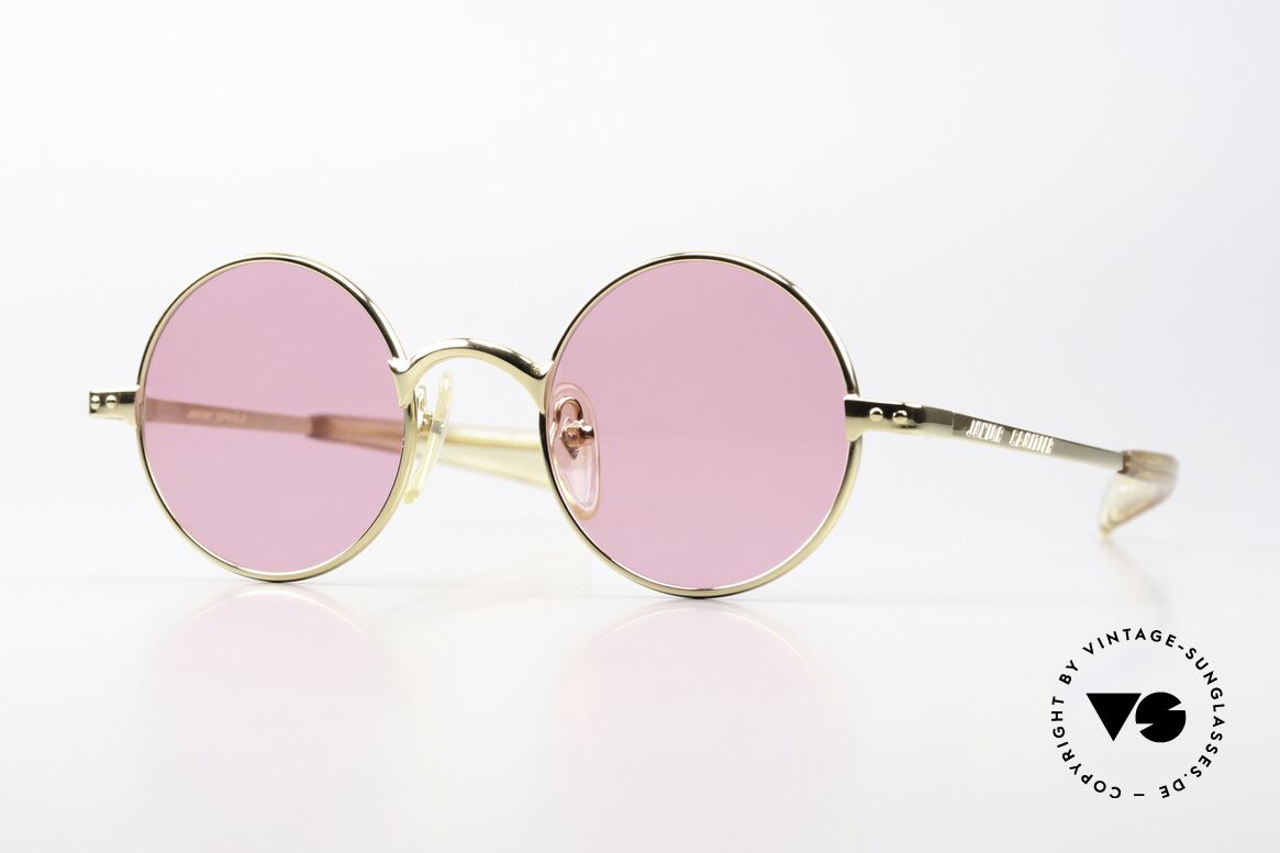 Jean Paul Gaultier 57-0173 Durch Die Rosarote Brille ..., seltene, runde Jean Paul Gaultier Sonnenbrille, Passend für Herren und Damen