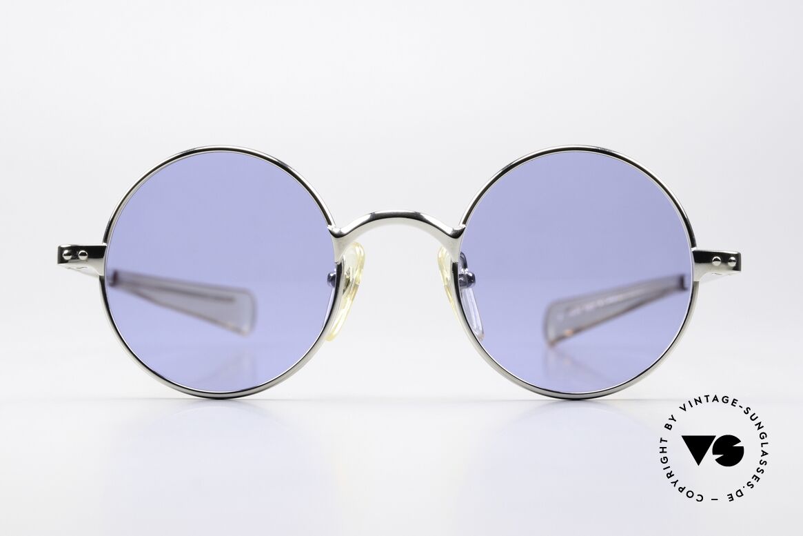 Jean Paul Gaultier 57-0173 Silber Chrome Navy Blue, Modell 57-0173, Größe 46/22, c. 2: Silber-Chrome, Passend für Herren und Damen