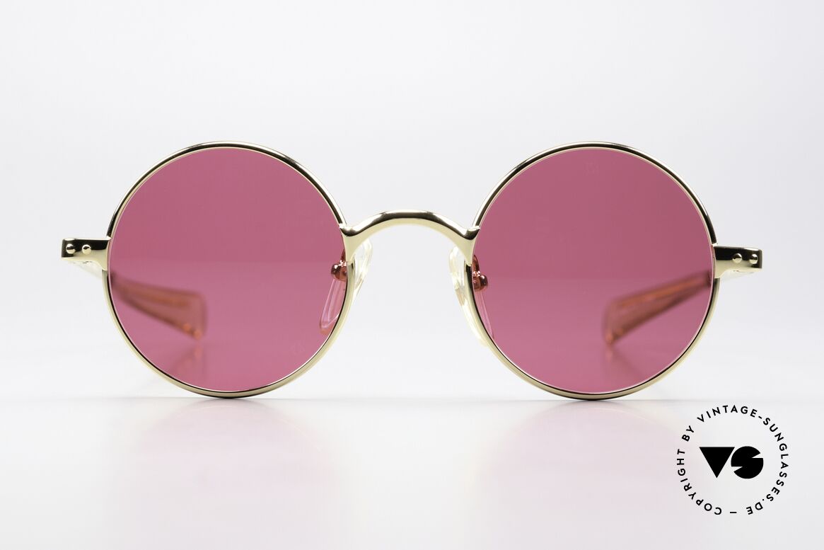 Jean Paul Gaultier 57-0173 Einzigartig Dunkles Rosa, Modell 57-0173, Größe 46/22, GP = Gold Plated, Passend für Herren und Damen