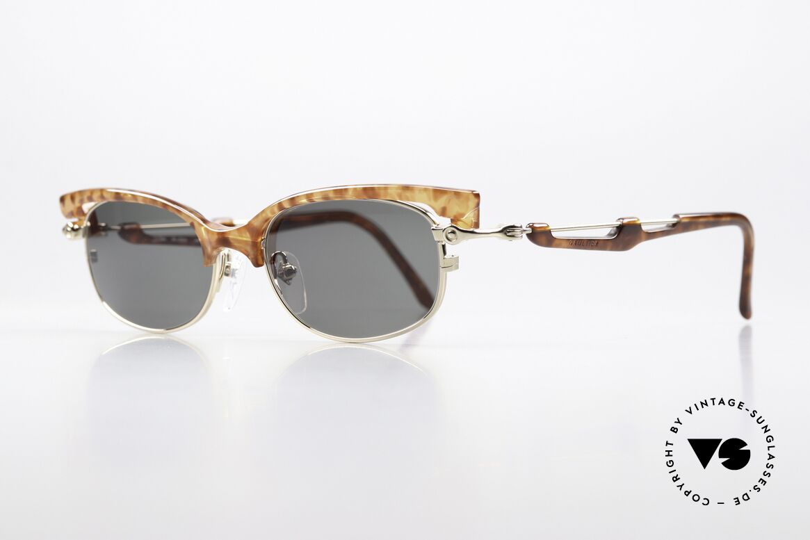Jean Paul Gaultier 56-0024 Geniale 2 in 1 Sonnenbrille, daher 2 komplett unterschiedliche Sonnenbrillen-Stile, Passend für Damen
