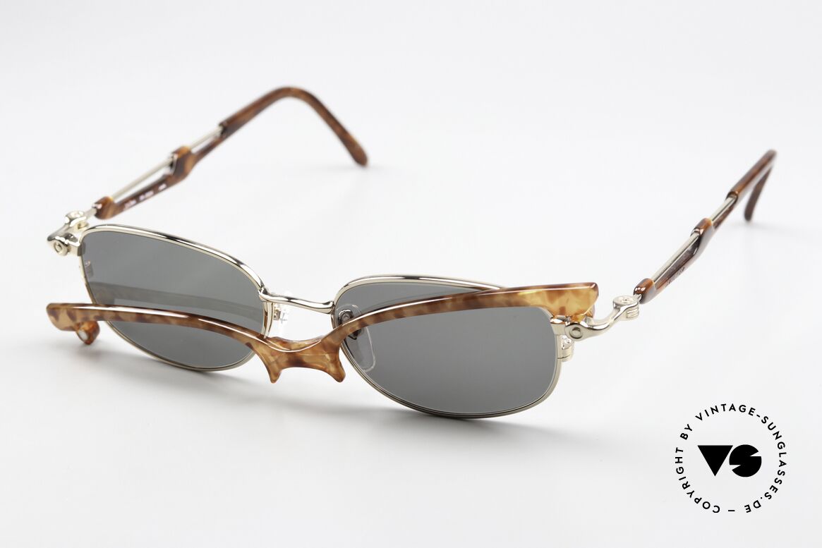 Jean Paul Gaultier 56-0024 Geniale 2 in 1 Sonnenbrille, Größe: medium, Passend für Damen