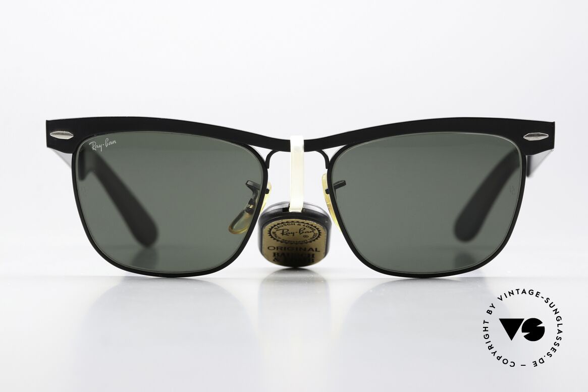 Ray Ban Wayfarer Metal Rare Alte Vintage Brille USA, zeitlos klassisch mit B&L Mineralgläsern (100% UV), Passend für Herren und Damen