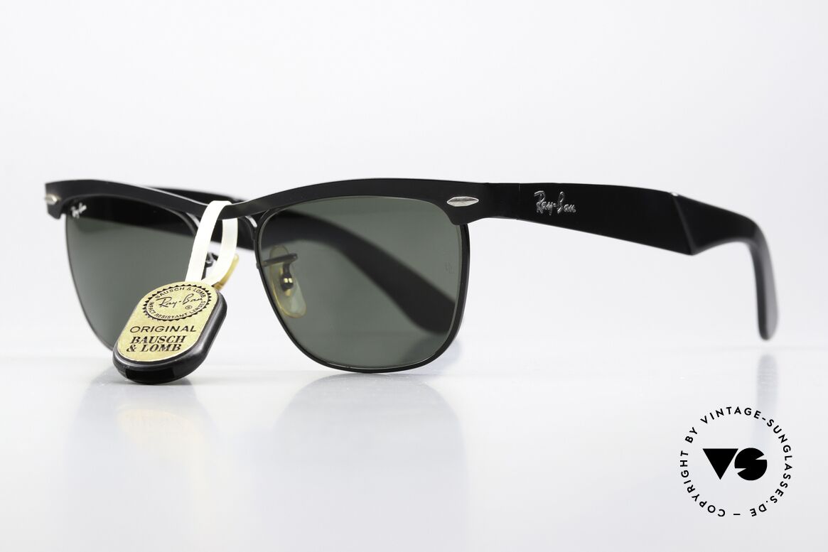 Ray Ban Wayfarer Metal Rare Alte Vintage Brille USA, ungetragen (wie alle unsere vintage B&L Ray-Bans), Passend für Herren und Damen
