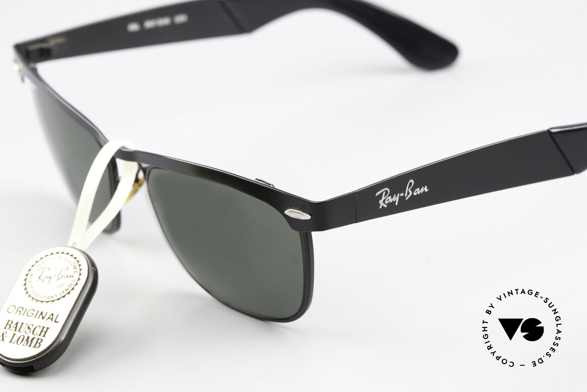 Ray Ban Wayfarer Metal Rare Alte Vintage Brille USA, original Name: Wayfarer DELUXE Metal, W1310, G15, Passend für Herren und Damen