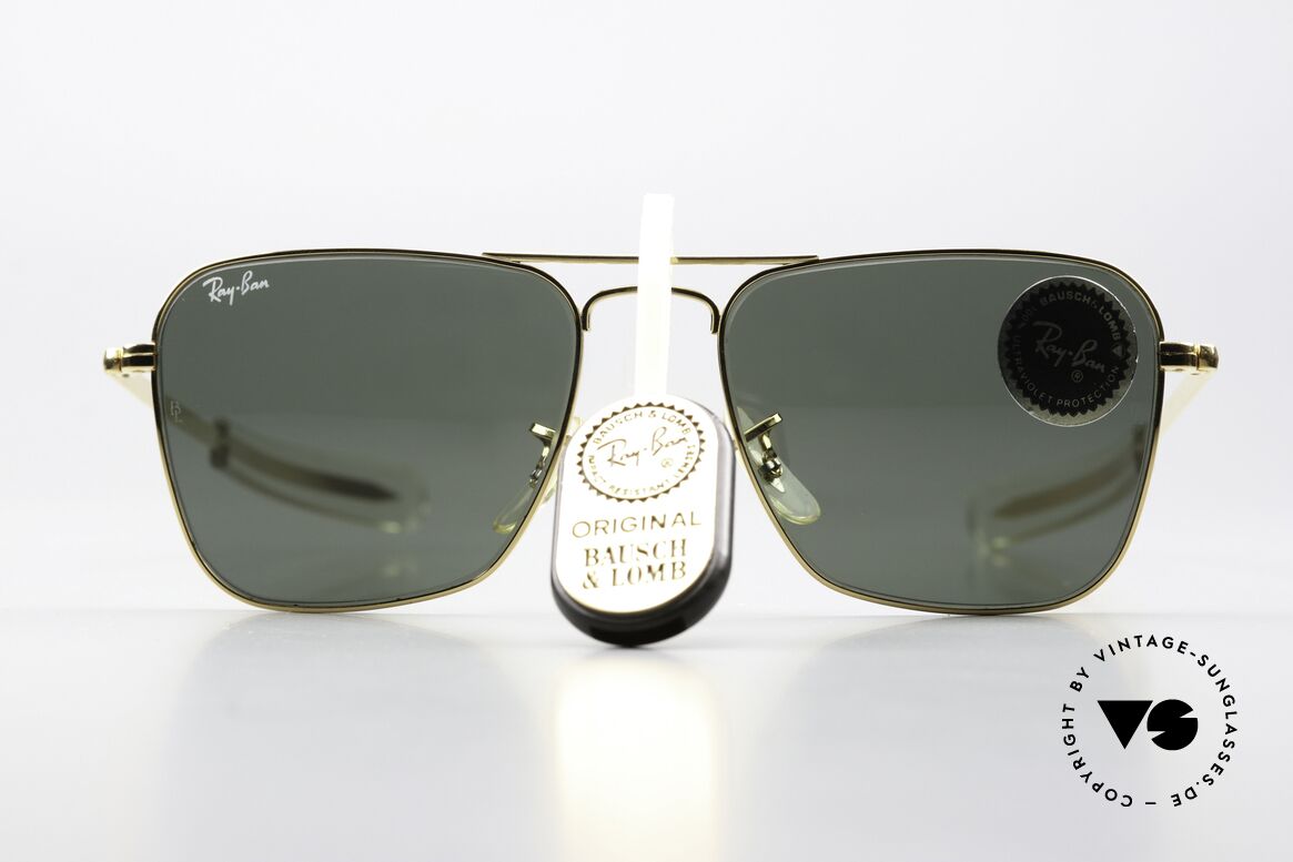 Ray Ban Caravan Zeitlose Promi Sonnenbrille, CARAVAN (USA): der Ray-Ban Klassiker aus Metall, Passend für Herren