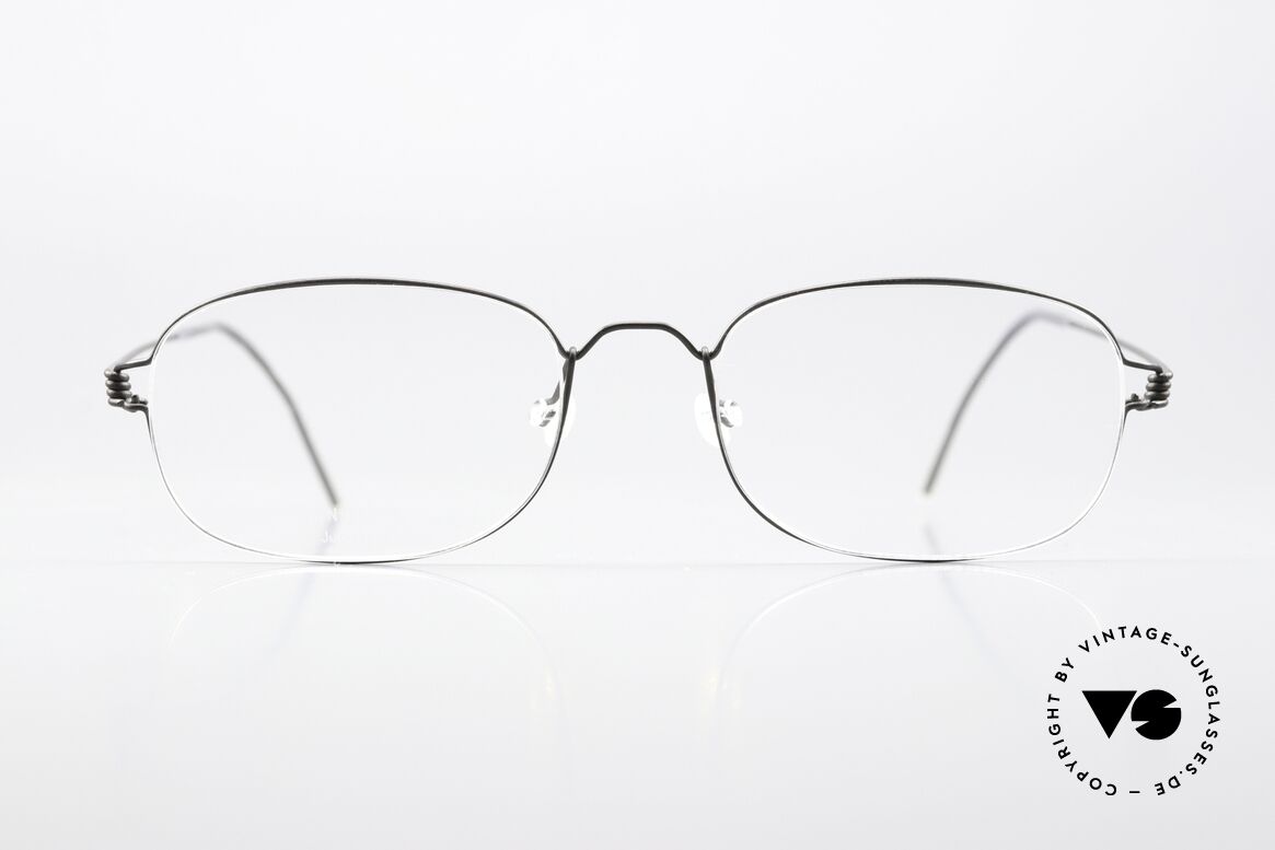 Lindberg Jupiter Air Titan Rim Titan Brille Klassisch Unisex, LINDBERG Air Titanium Rim Brille in Größe 52-19, 145, Passend für Herren und Damen