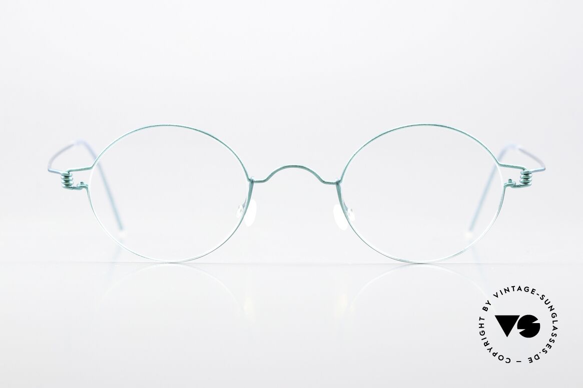 Lindberg Corona Air Titan Rim Runde Titanium Brille Unisex, LINDBERG Air Titanium Rim Brille in Größe 42-24, 145, Passend für Herren und Damen