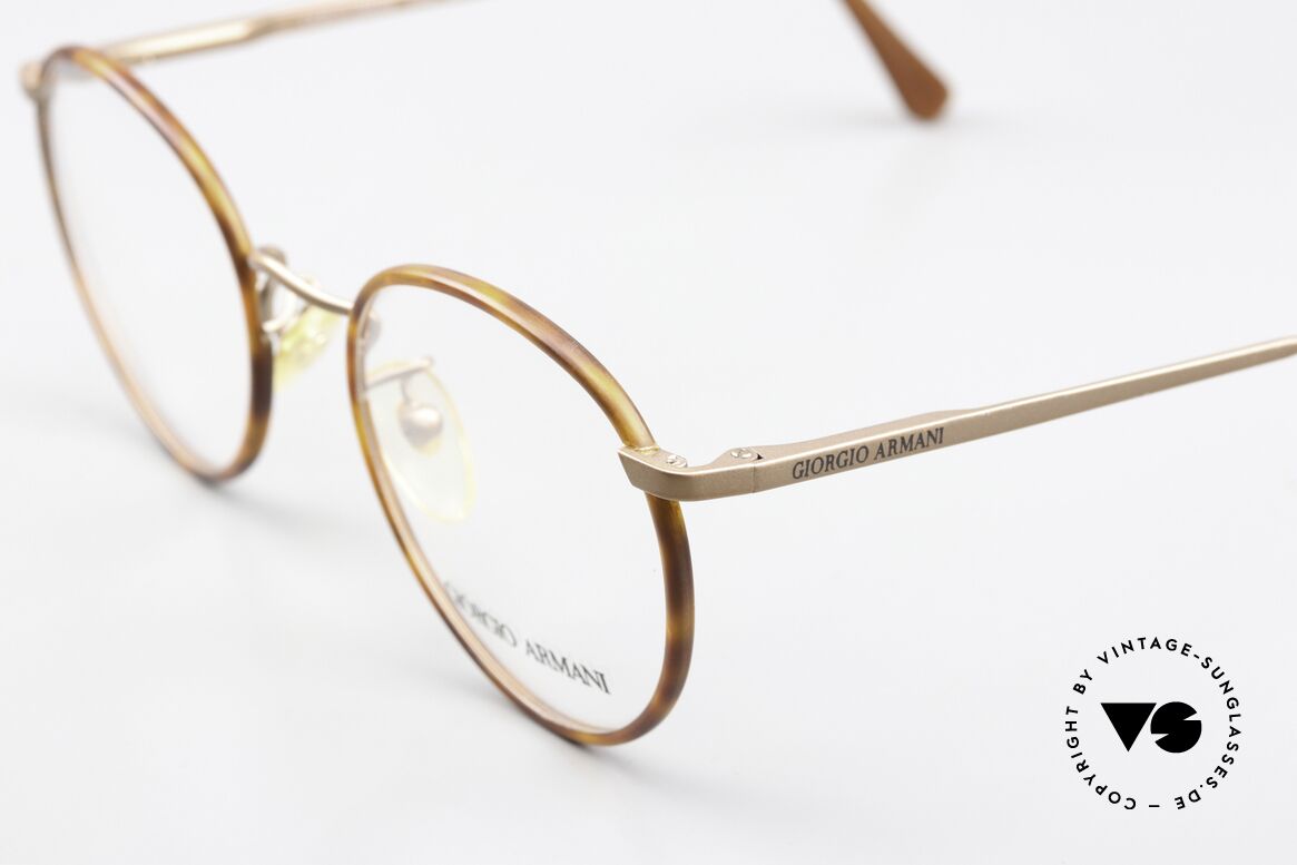 Giorgio Armani 145 Zeitlose Vintage Pantobrille, wahre 'Gentlemen-Brille' in fühlbarer Spitzen-Qualität, Passend für Herren