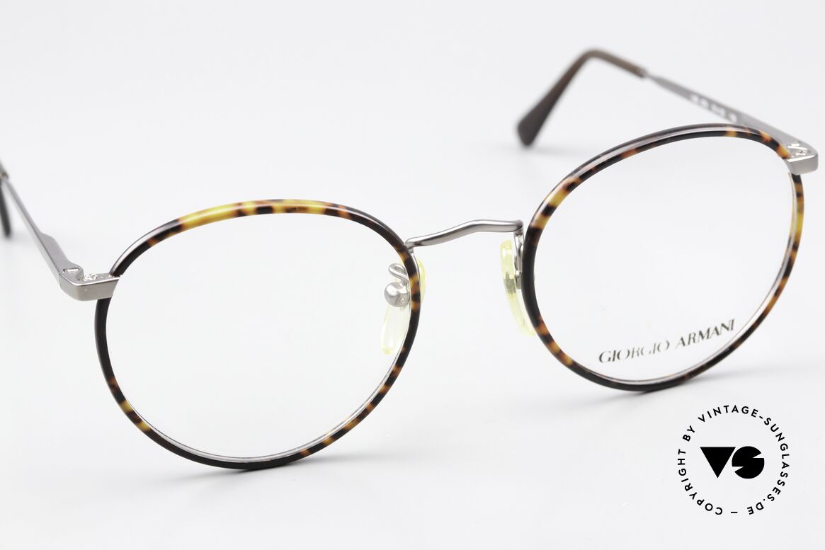 Giorgio Armani 145 Brillenklassiker 80er Jahre, elegante Kolorierung aus kastanienbraun & mattsilber, Passend für Herren