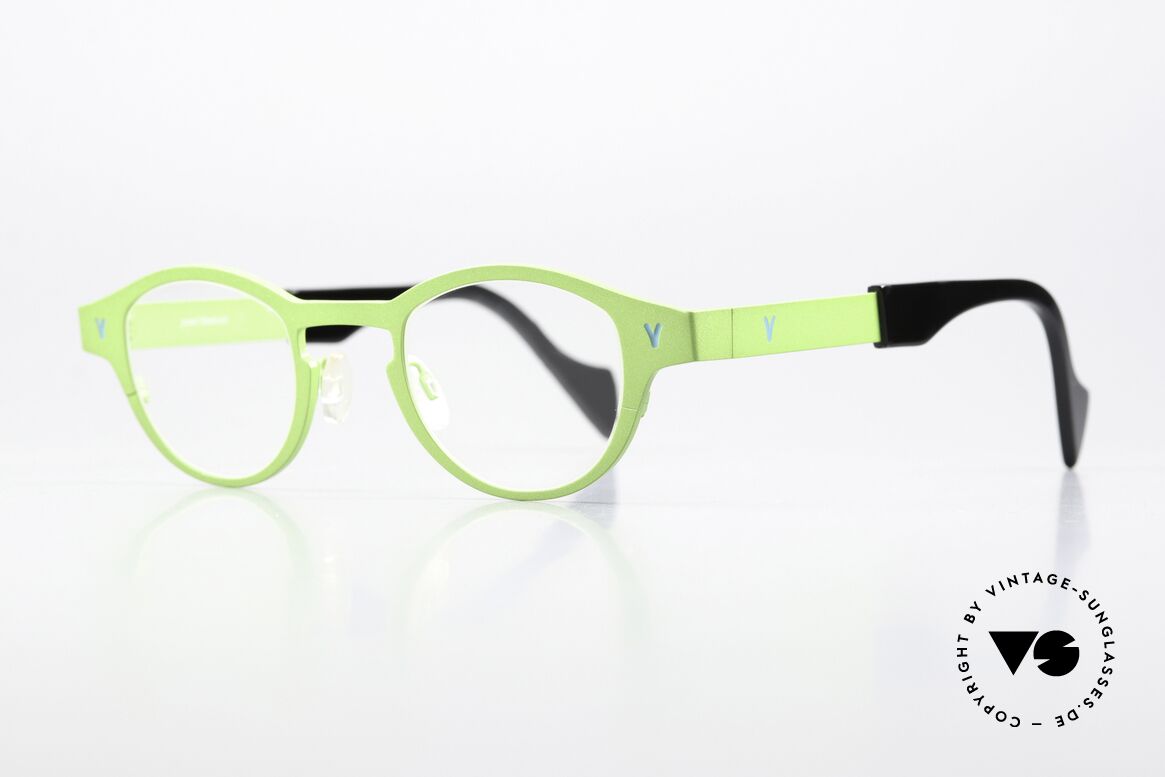Theo Belgium Seventeen Titanium Brille In Mintgrün, Avantgarde-Brille für Damen & Herren zugleich, Passend für Herren und Damen