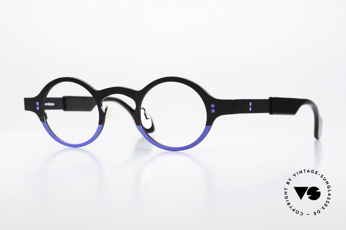 Theo Belgium Huitante Sept Runde Titanbrille Von 2012, THEO Belgium Huitante+Sept Brille von 2012, Passend für Herren und Damen