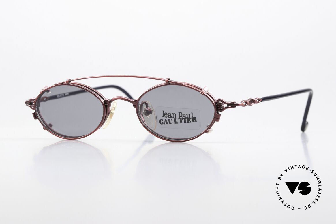Jean Paul Gaultier 55-0013 Vintage Eyewear Von 1996, vintage Jean Paul GAULTIER Designerbrille von 1996, Passend für Herren und Damen