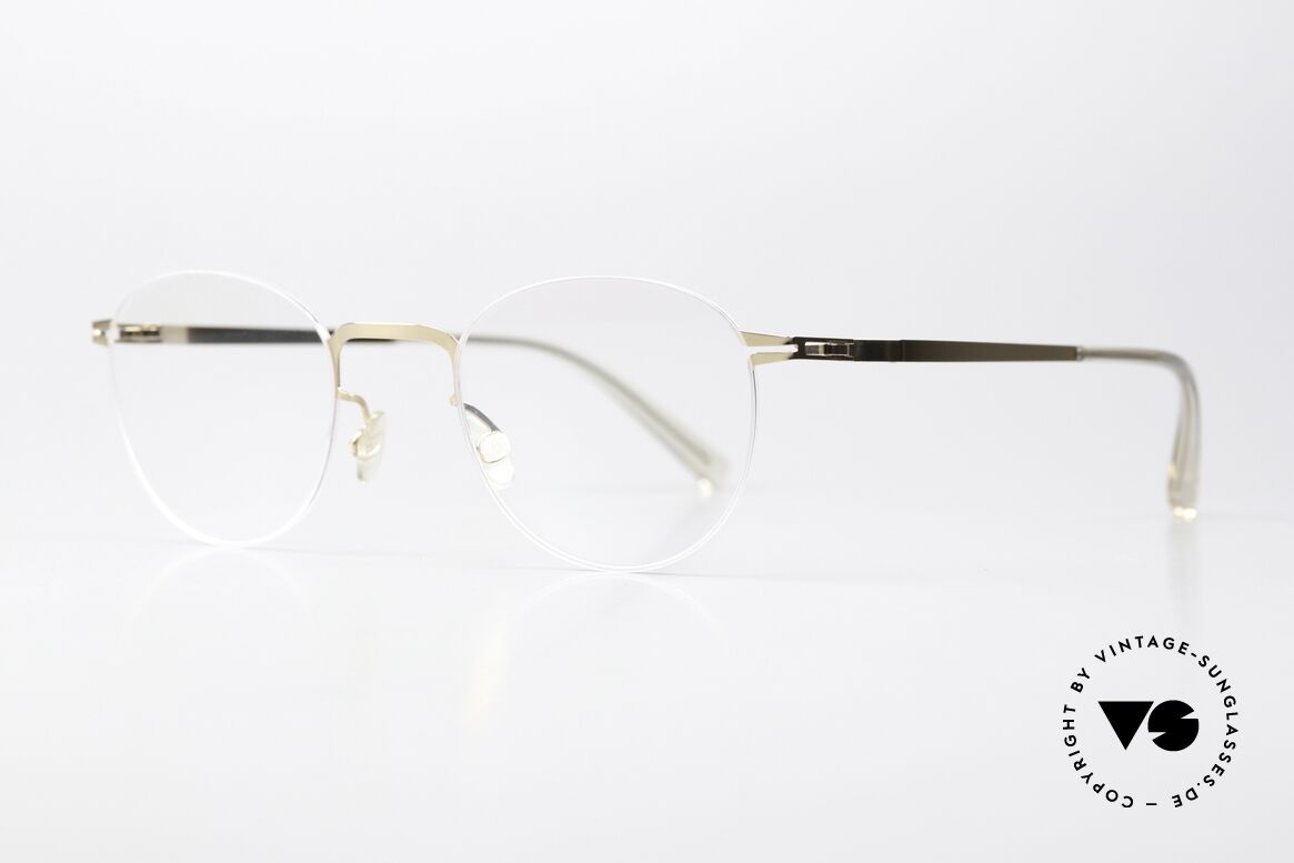 Mykita Rin Kleine Feine Panto Fassung, col. 303 = silver / champagne gold (Damen & Herren), Passend für Herren und Damen