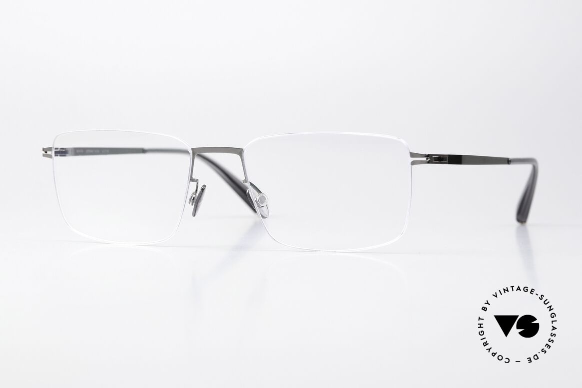 Mykita Nobu Eckige Brille Sehr Klassisch, Mykita Brille, Modell NOBU in Größe 52-16, col 328, Passend für Herren und Damen
