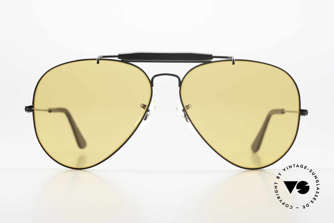 Ray Ban Outdoorsman II Ambermatic Changeable, die vintage Pilotenbrille schlechthin in Gr. 62/14, Passend für Herren und Damen