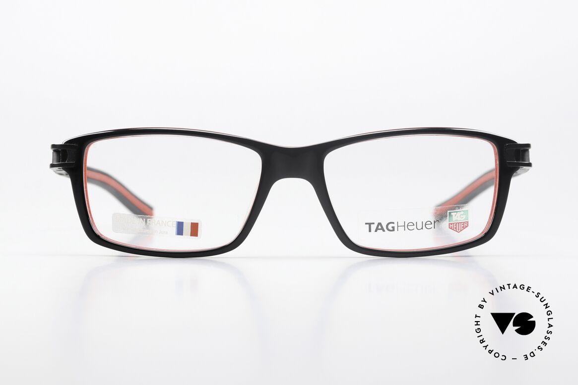 Tag Heuer 7601 Track Avant-Garde Technology, Tag Heuer Brille Mod. 7601, col. 001, Gr. 55-17, Passend für Herren