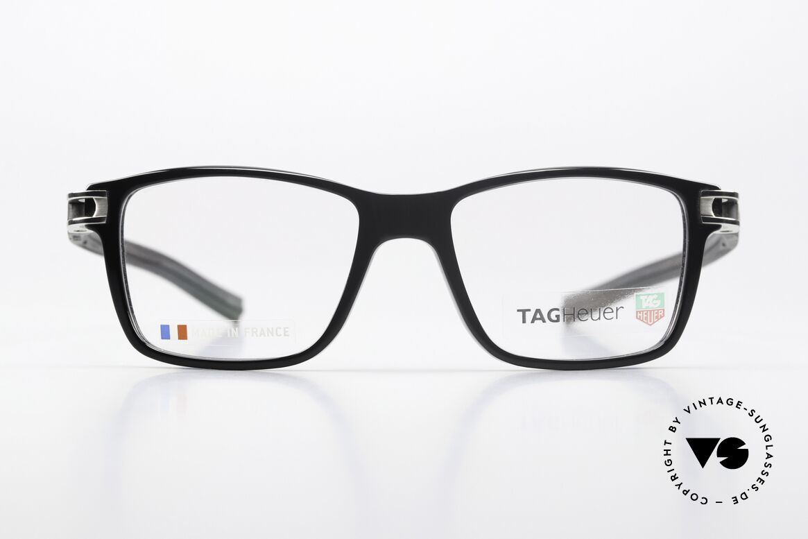 Tag Heuer 7603 Track Sportliche Herrenbrille 2010, markante Herrenbrille aus Elastomer Kunststoff, Passend für Herren