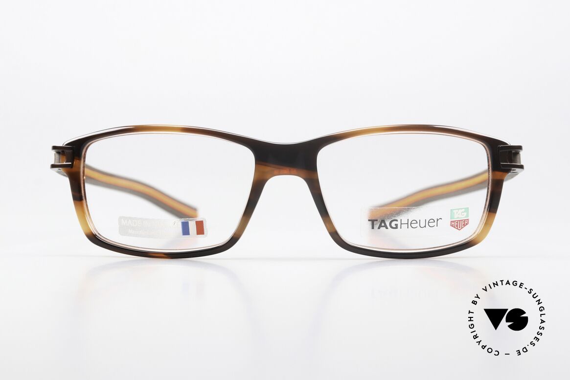 Tag Heuer 7601 Track Sportliches Farbkonzept, Tag Heuer Brille Mod. 7601, col. 002, Gr. 55-17, Passend für Herren