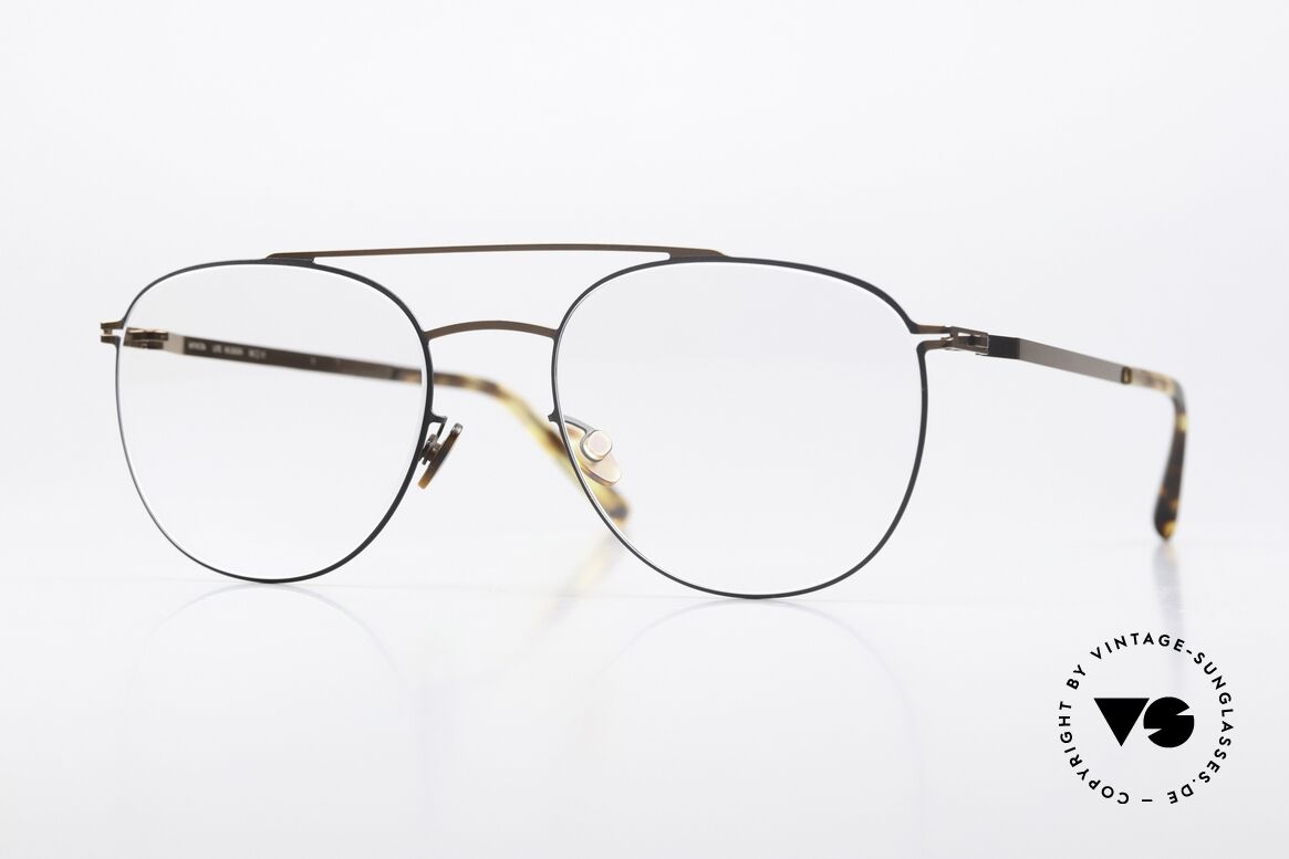 Mykita Nilsson Shiny Copper Black Frame, Mykita Brille, Herren-Modell Nilsson in Größe 50-18, Passend für Herren
